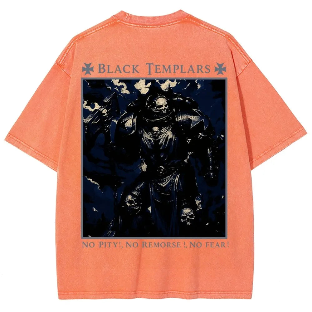 Vintage Casual Washed T-Shirt 2509002319丨WH40K