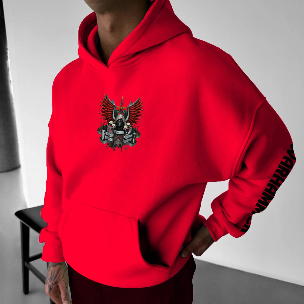 “Space Marines” Graphic Streetwear Vintage Hoodie丨WH40K