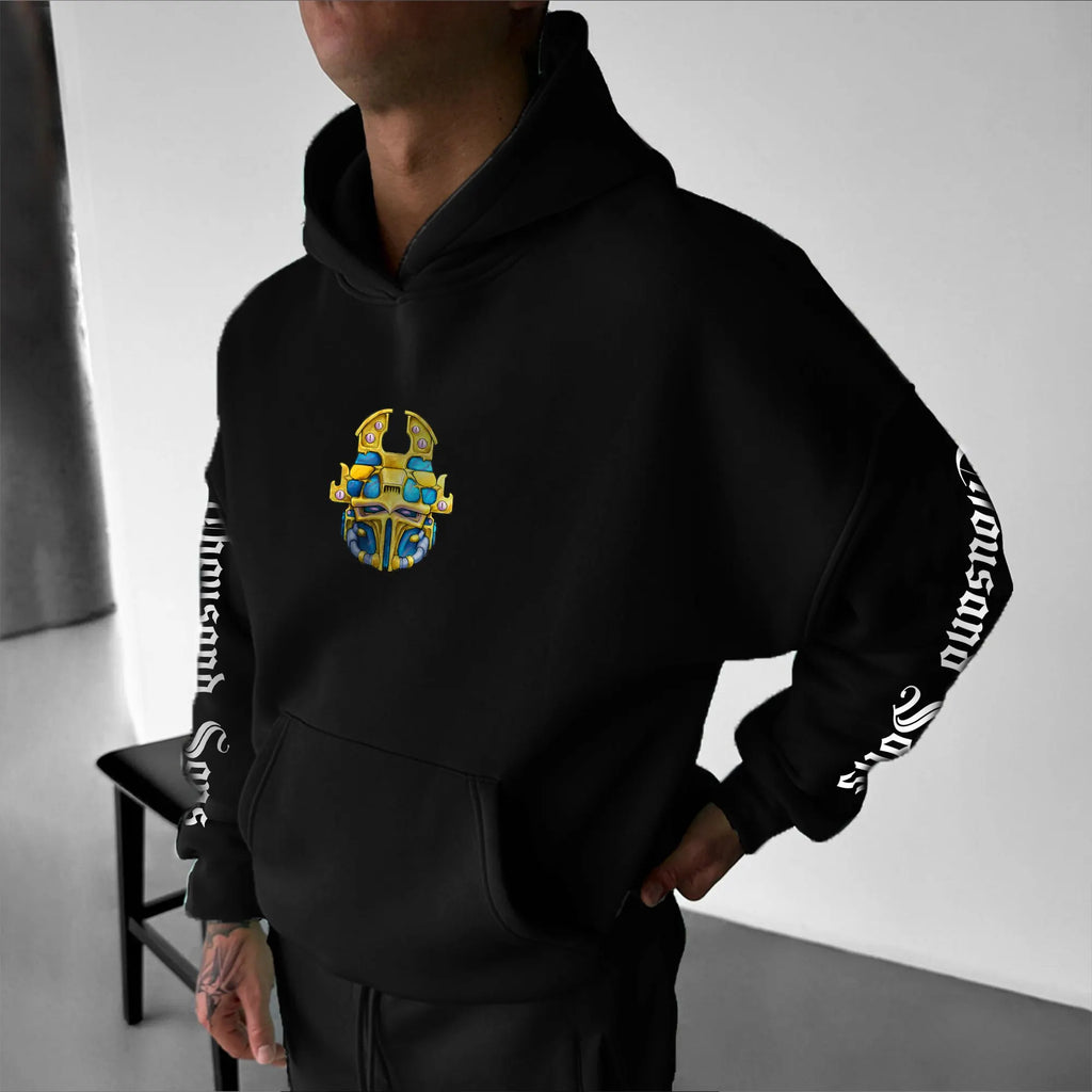 Unisex Anime Graphic Streetwear Vintage Plush Hoodie | WH40K