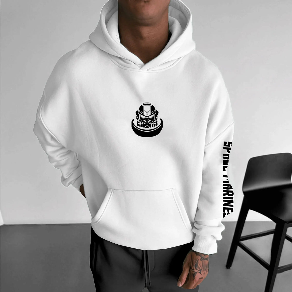 WH40K Game  Streetwear Vintage Plush Hoodie