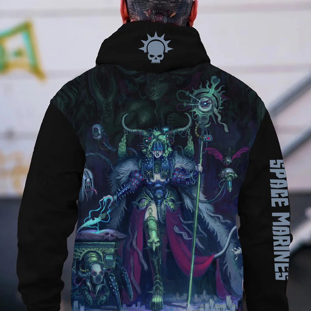 WH40K Game  Streetwear Vintage Plush Hoodie