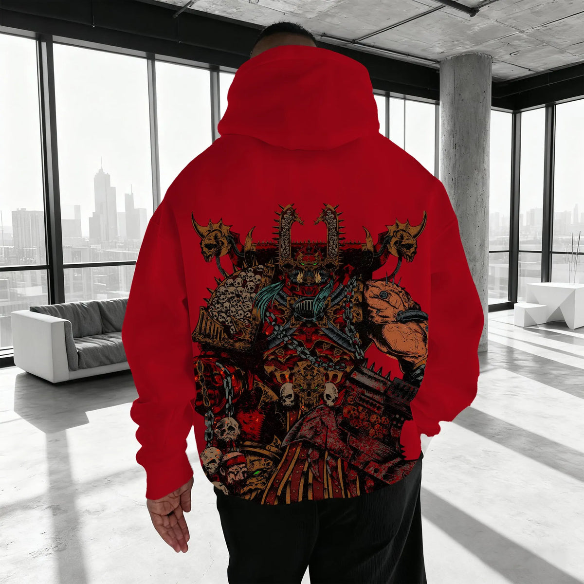 WH40K Game  Streetwear Vintage Plush Hoodie