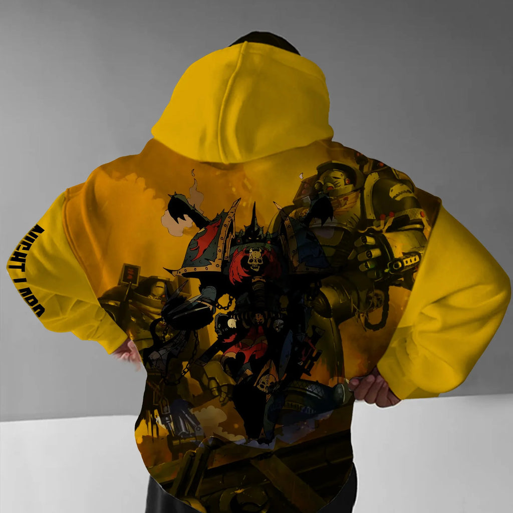 WH40K Game  Streetwear Vintage Plush Hoodie