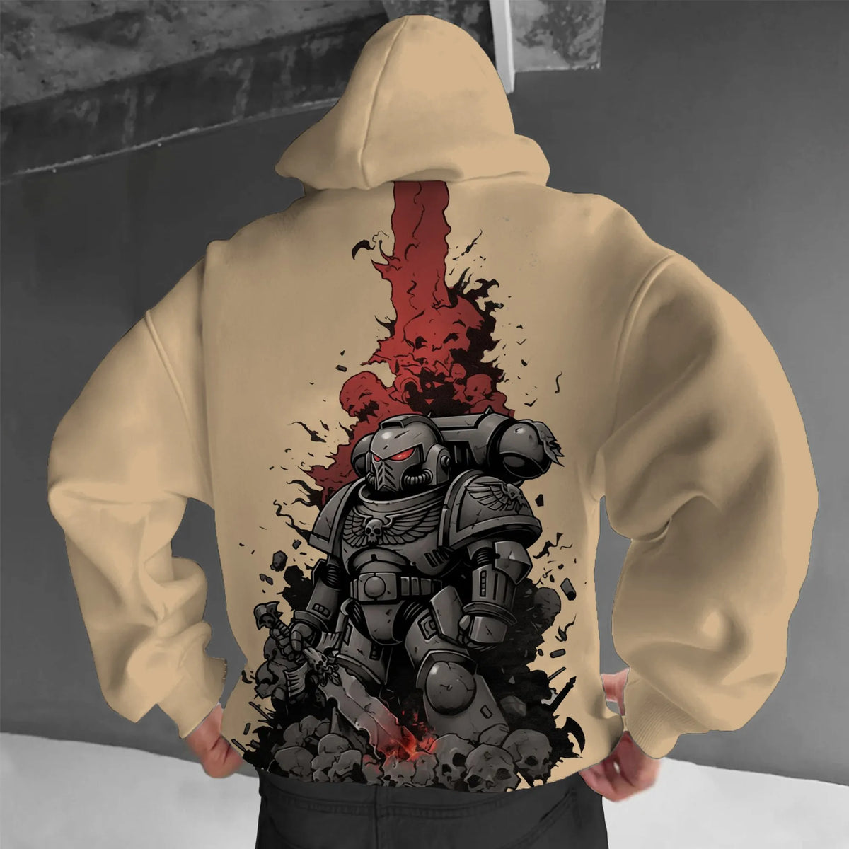Unisex “  WH40K ” Graphic Streetwear Vintage Hoodie