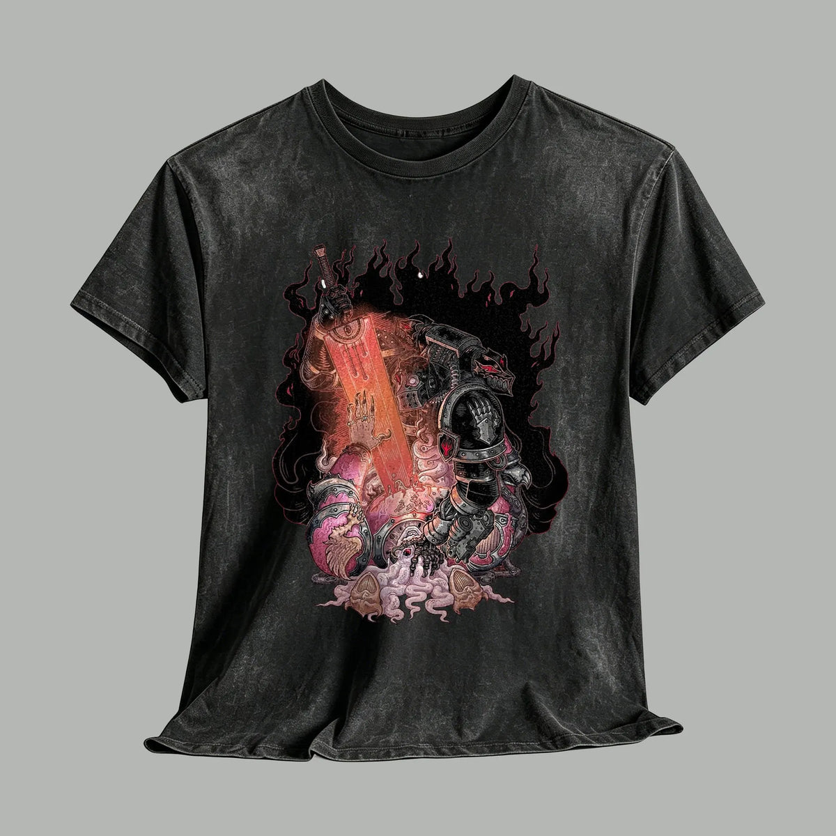 WH40K-Unisex Anime Inspired Vintage Washed T-Shirt