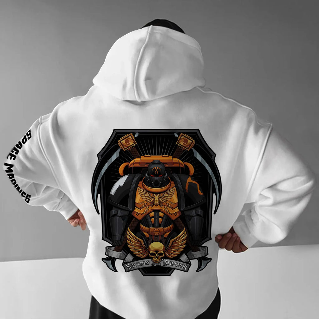 WH40K Game  Streetwear Vintage Plush Hoodie