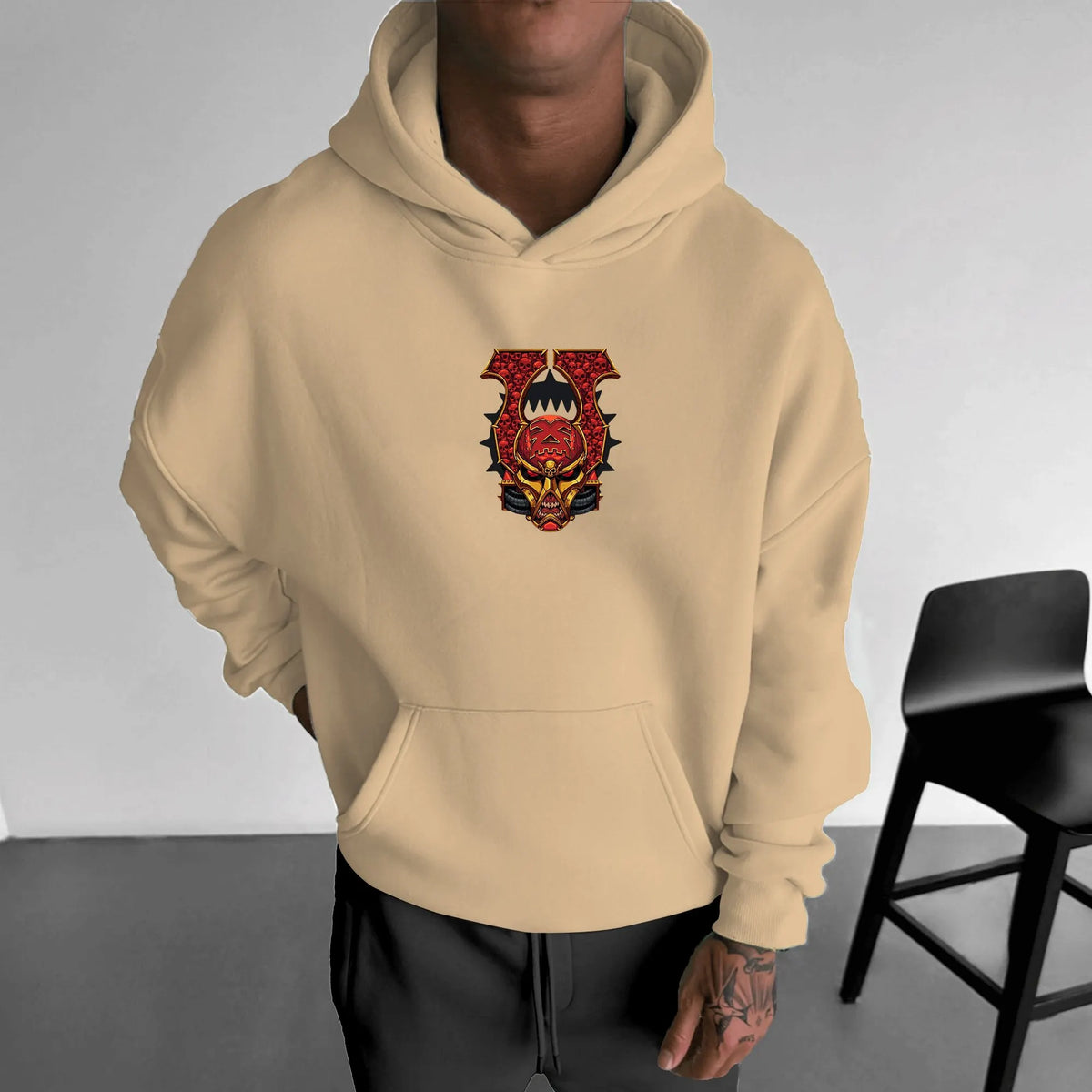 WH40K Game  Streetwear Vintage Plush Hoodie