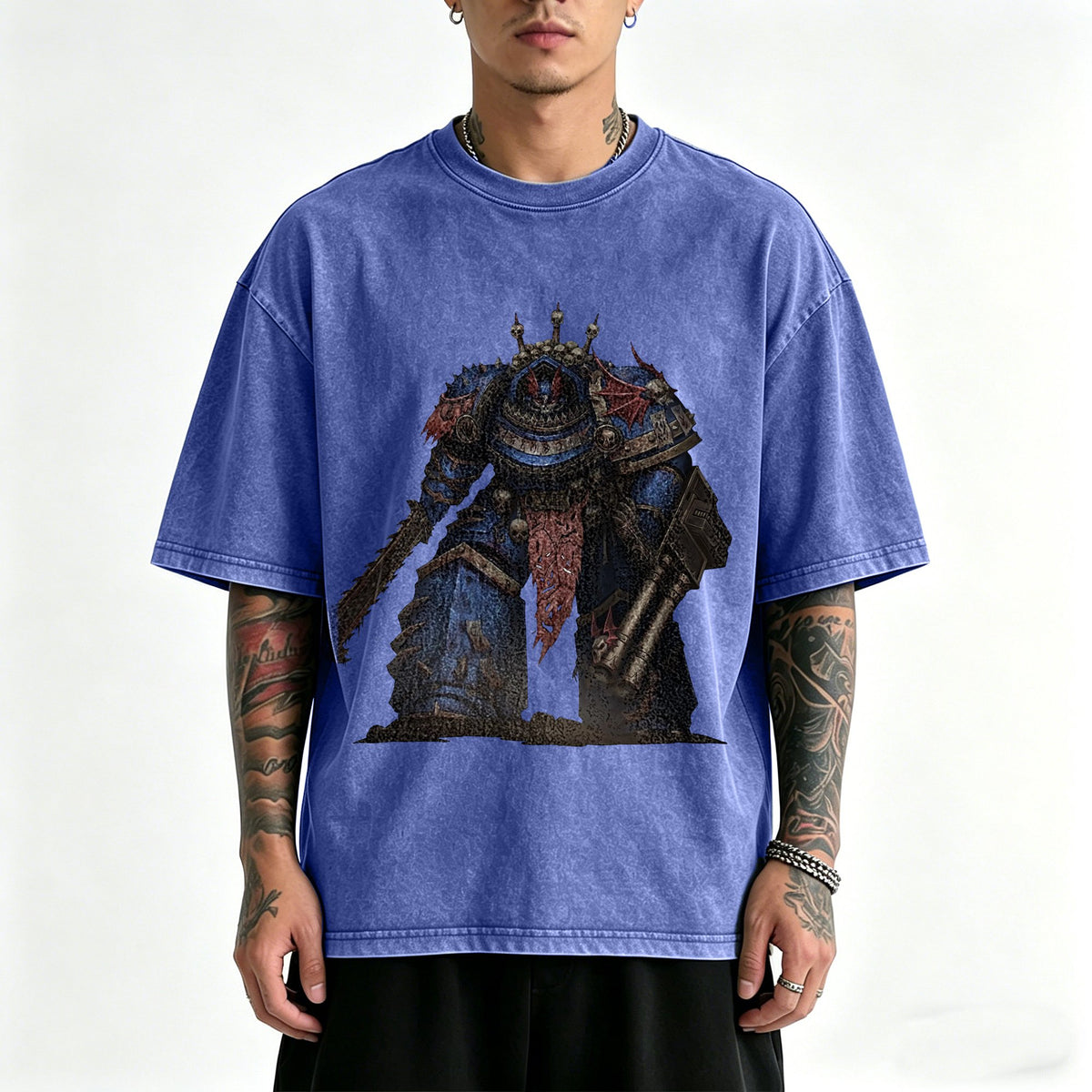 WH40K-Unisex Anime Inspired Vintage Washed T-Shirt