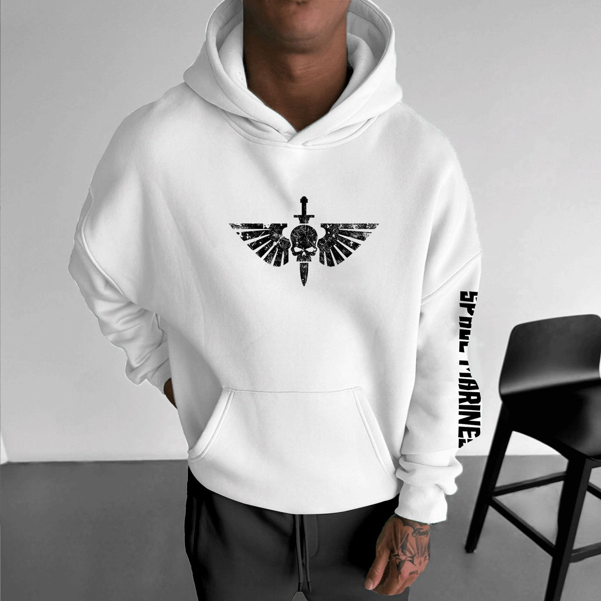 WH40K Game  Streetwear Vintage Plush Hoodie