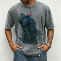 WH40K-Unisex Anime Inspired Vintage Washed T-Shirt