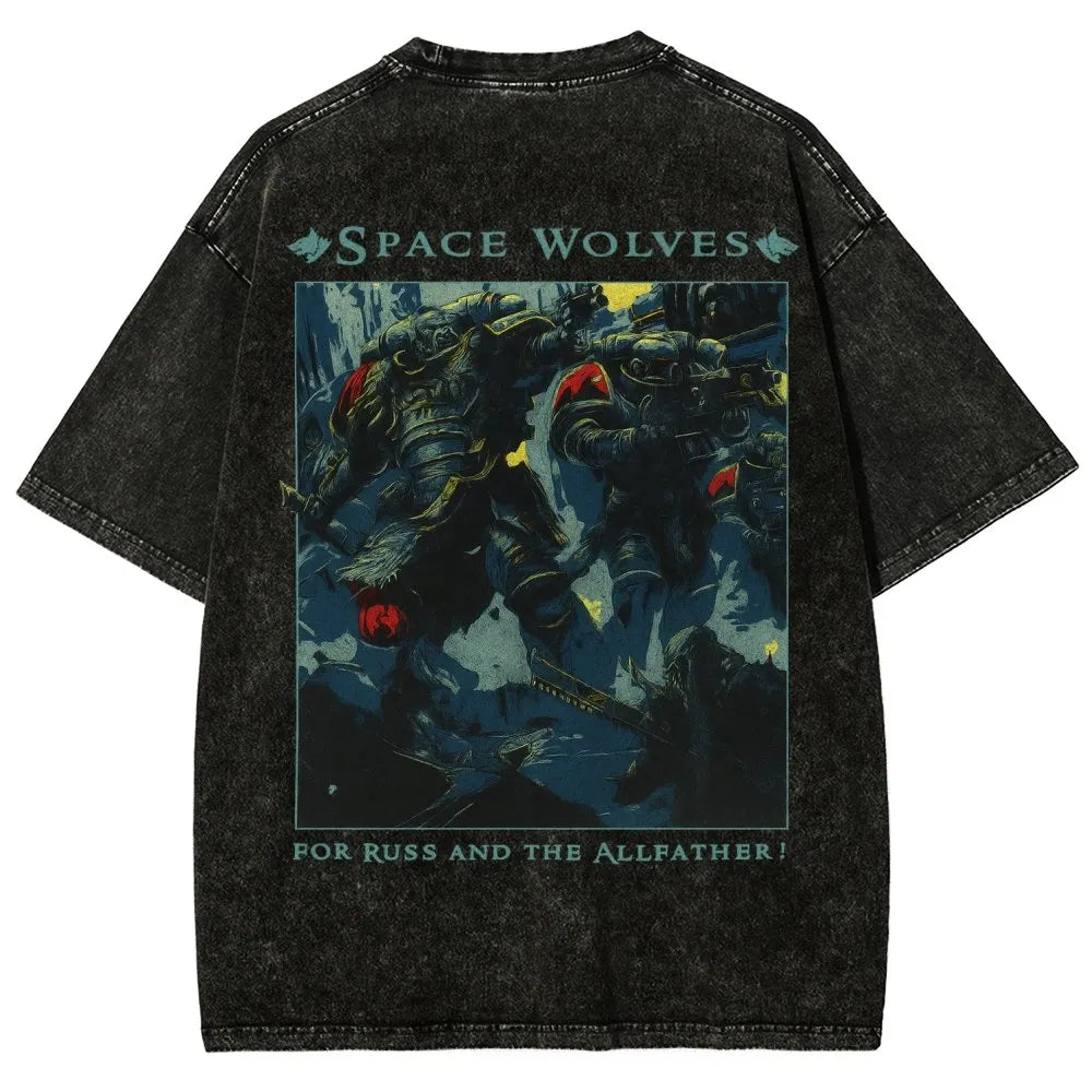 Unisex Fit Washed T-Shirt 丨WH40K