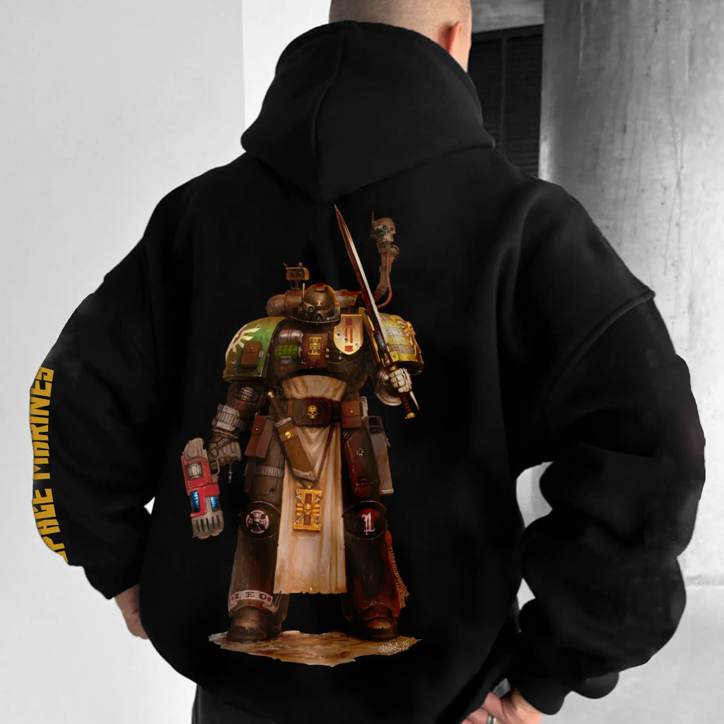 WH40K Game  Streetwear Vintage Plush Hoodie