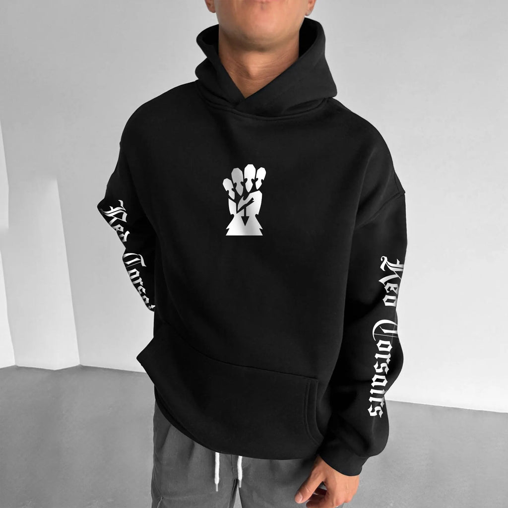Unisex Anime Graphic Streetwear Vintage Plush Hoodie | WH40K