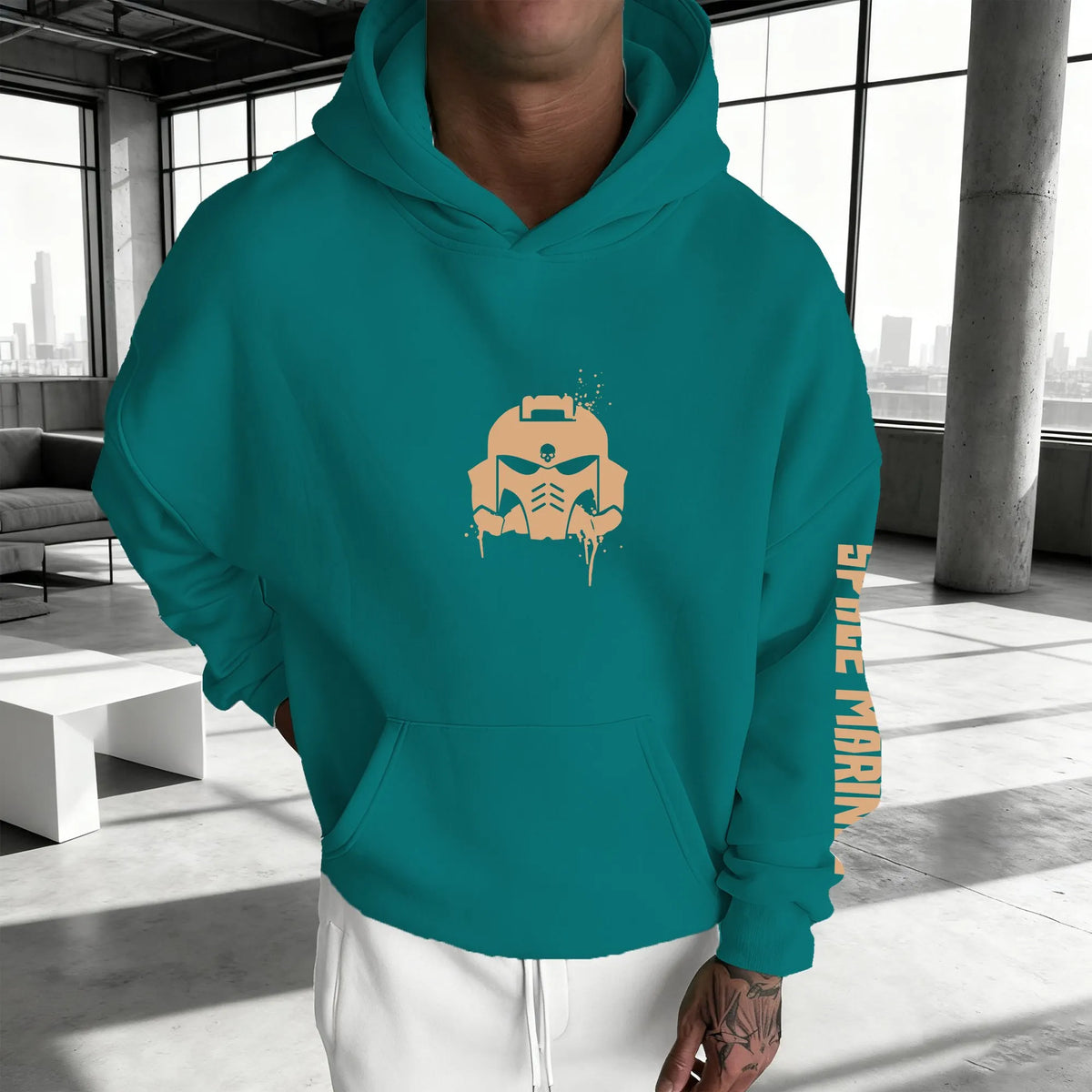 WH40K Game  Streetwear Vintage Plush Hoodie