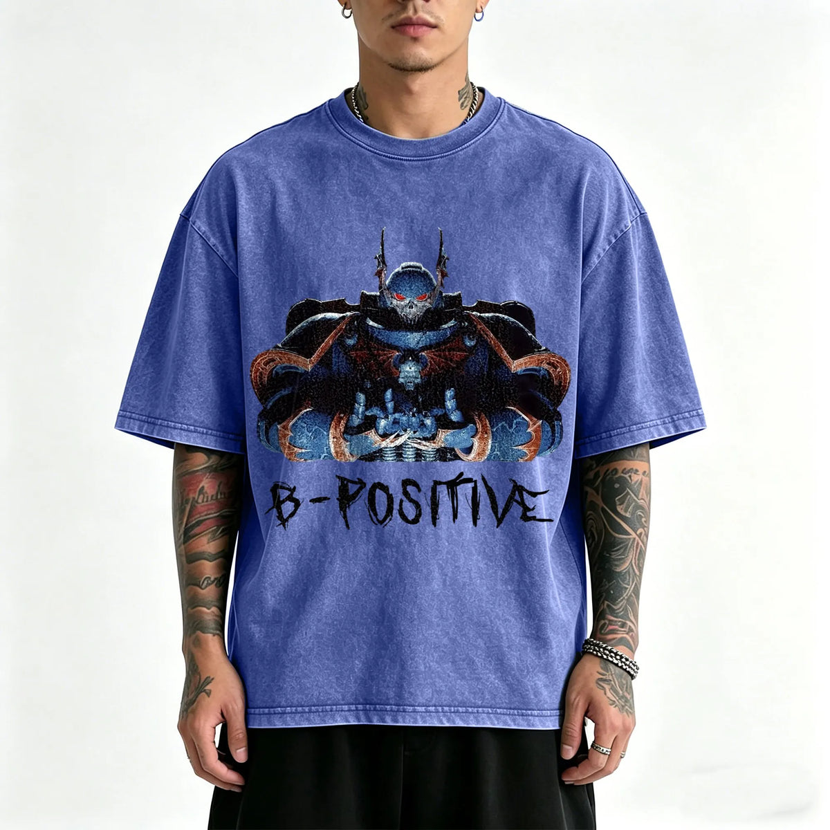 WH40K-Unisex Anime Inspired Vintage Washed T-Shirt