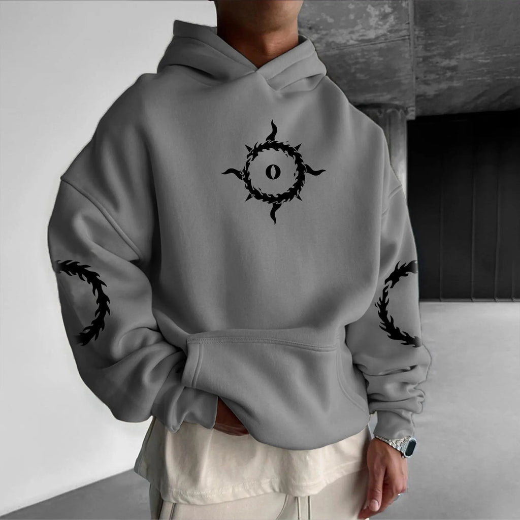 Unisex Anime Graphic Streetwear Vintage Plush Hoodie | WH40K