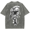 Vintage 3D Direct Inkjet Printed Washed Unisex T-Shirt| WH40K Game