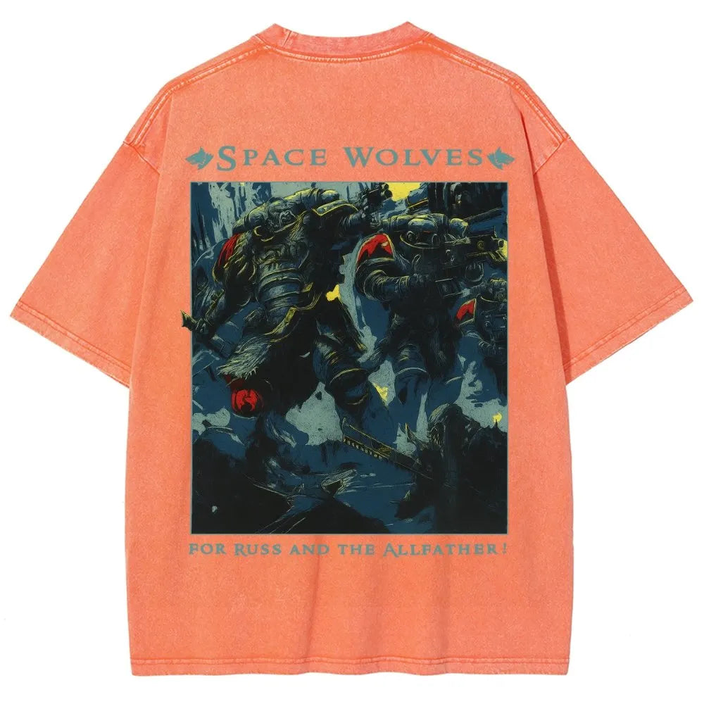 Unisex Fit Washed T-Shirt 丨WH40K