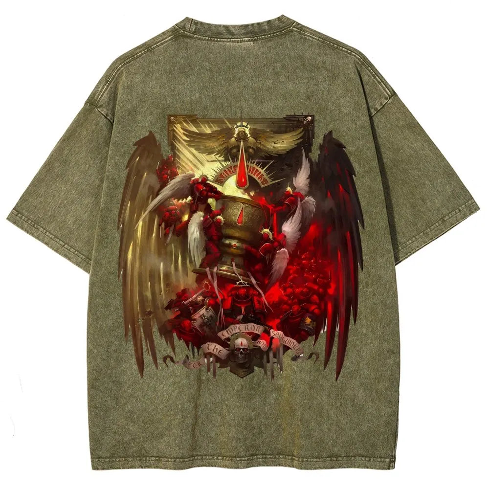 Unisex Fit Washed T-Shirt 丨WH40K