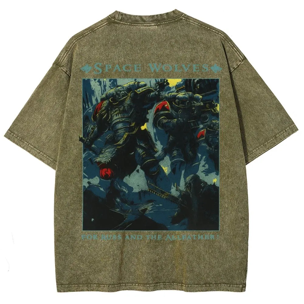 Unisex Fit Washed T-Shirt 丨WH40K