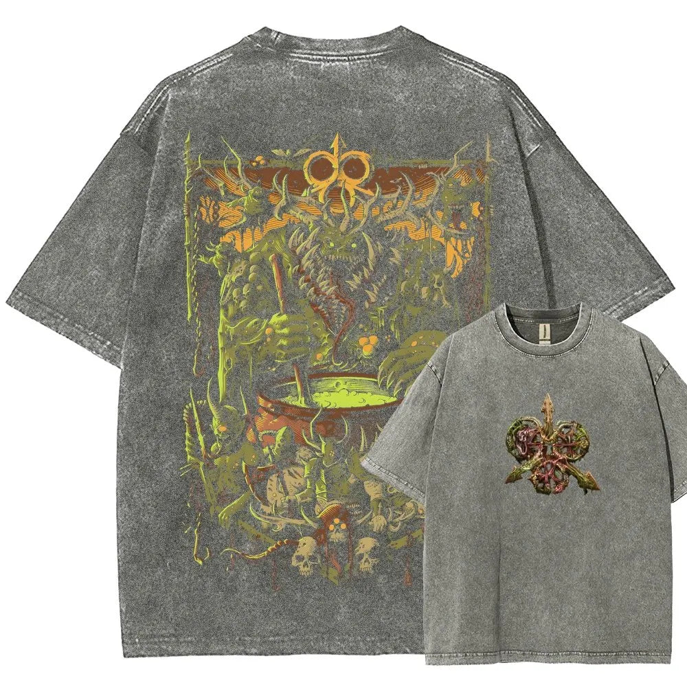 Unisex Fit Washed T-Shirt 2508016342丨WH40K
