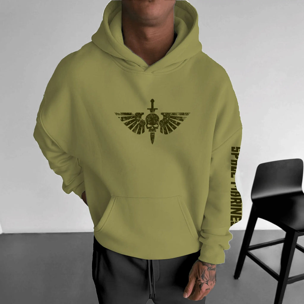 WH40K Game  Streetwear Vintage Plush Hoodie