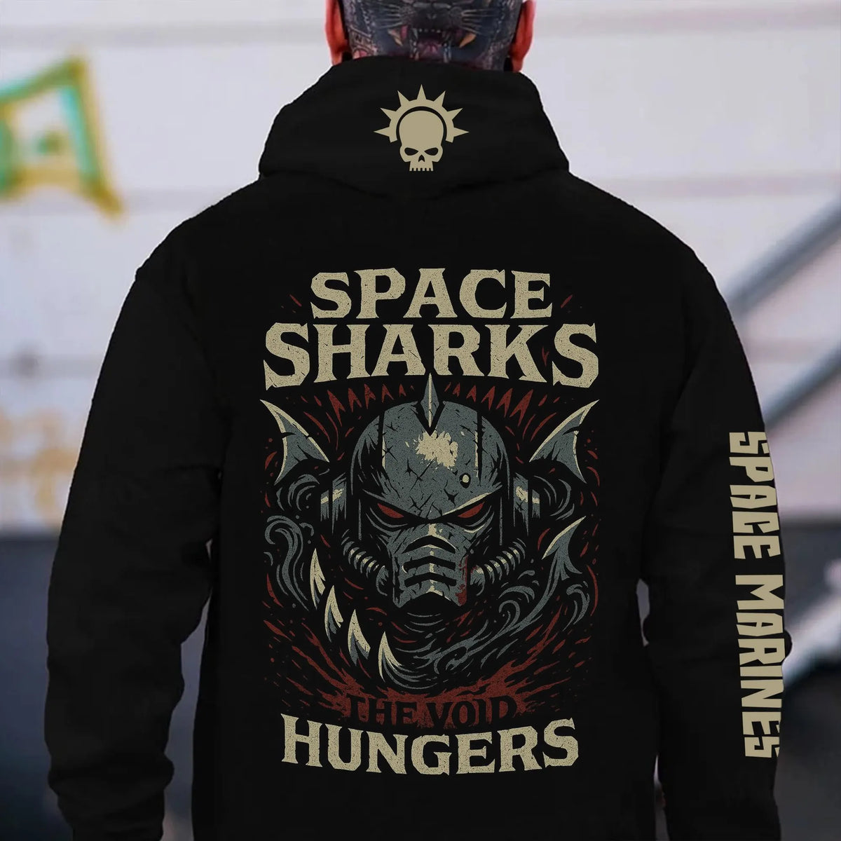 WH40K Game  Streetwear Vintage Plush Hoodie