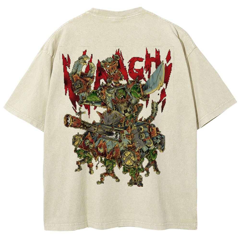 Orks-Unisex Fit Washed T-Shirt丨WH40K