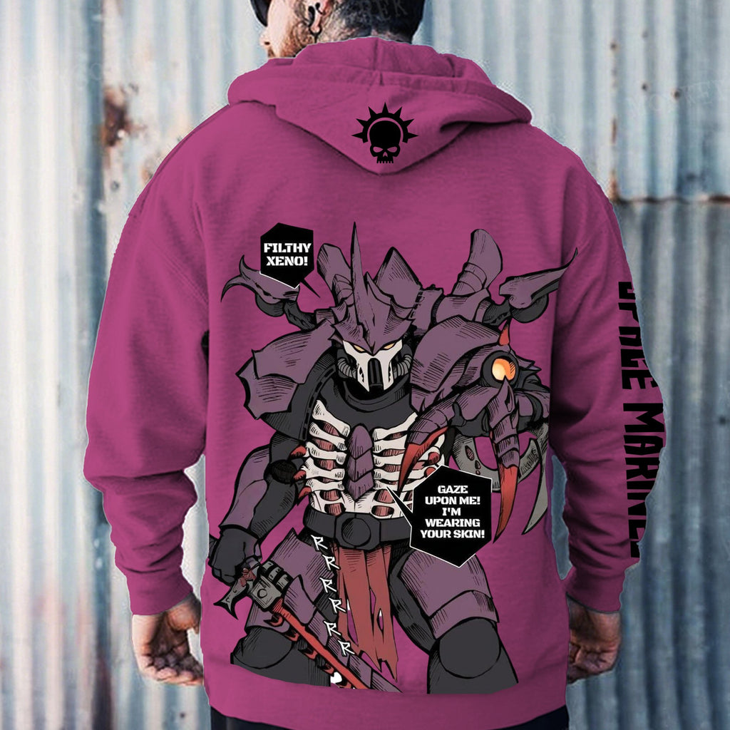 WH40K Game  Streetwear Vintage Plush Hoodie