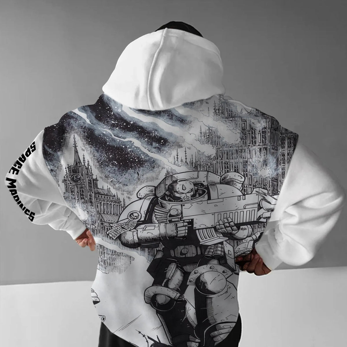 WH40K Game  Streetwear Vintage Plush Hoodie