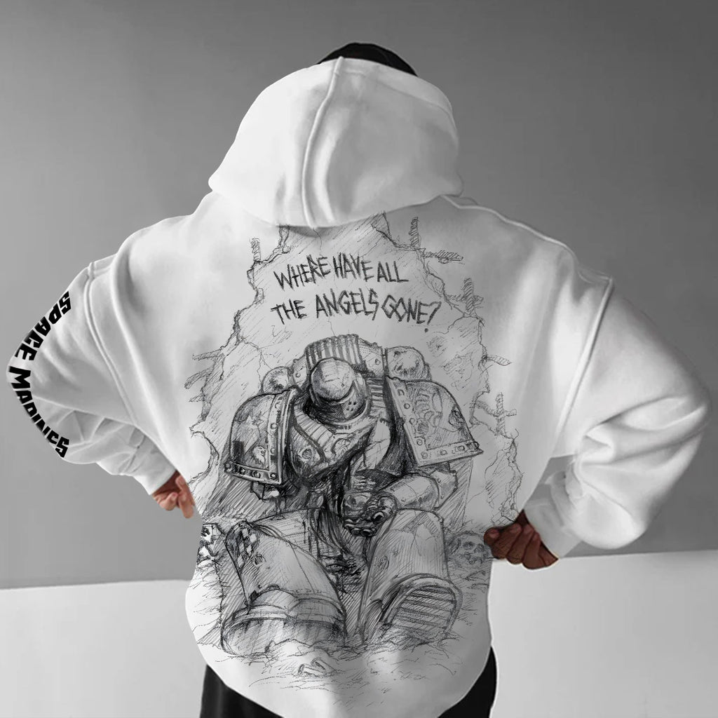 WH40K Game  Streetwear Vintage Plush Hoodie