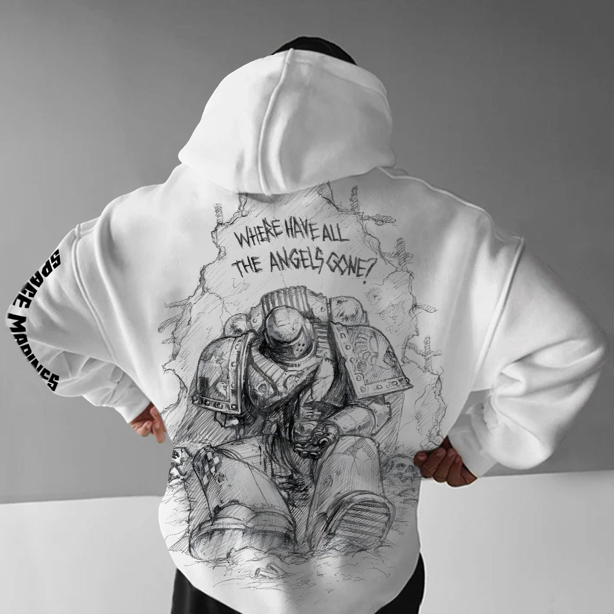 WH40K Game  Streetwear Vintage Plush Hoodie