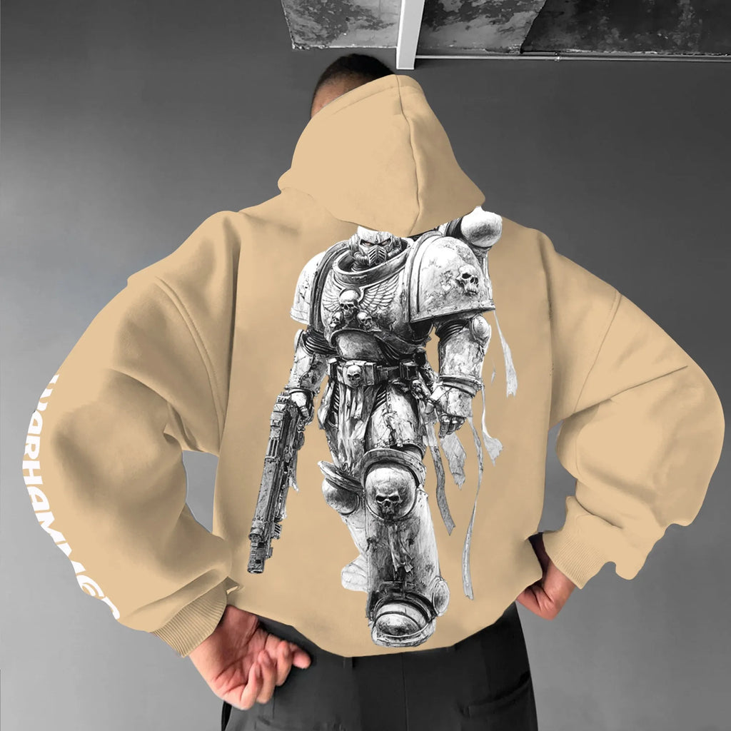 Space Marine of WH40K Art Streetwear Vintage Hoodie